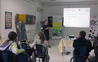 Our Research and Management Coordinator Sonja Risteska gave a lecture last week at the Eco School